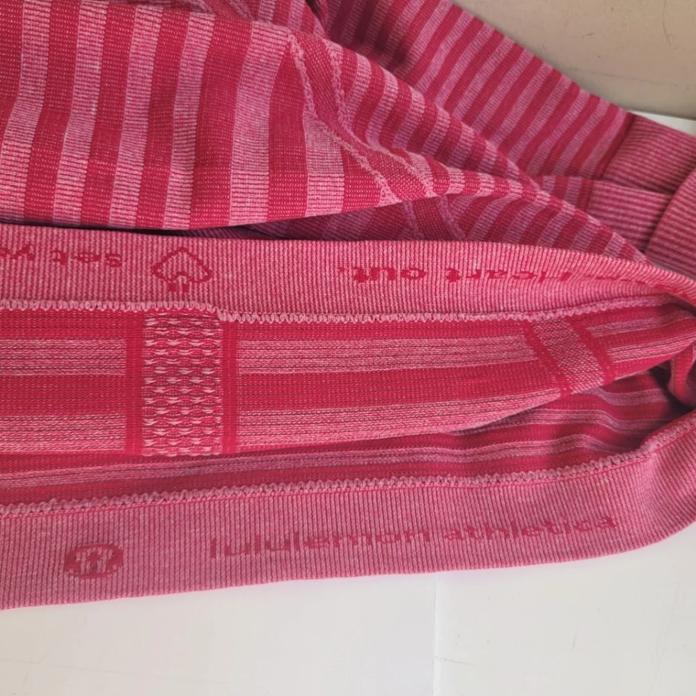 Lululemon Swiftly Tech Long Sleeve Crew In Heathered Berry Rumble W3M22S Size 6 - Picture 10 of 10